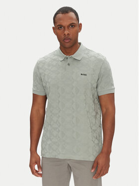 BOSS BOSS Polo Pirax 50538191 Verde Relaxed Fit