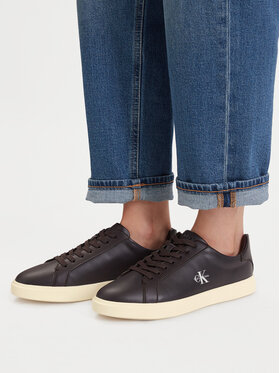 Calvin Klein Sneakersy Calvin Klein Low Prof Cupsole Lth HW0HW03295 Černá
