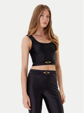 Just Cavalli Just Cavalli Топ 78PAM2A6 Чорний Slim Fit