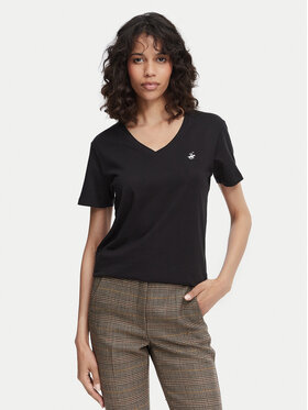 Beverly Hills Polo Club Beverly Hills Polo Club Camiseta P-SS26W-TS516518 Negro Regular Fit