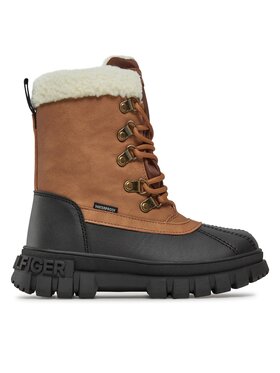 Tommy Hilfiger Schnürschuhe Tommy Hilfiger T3B5-33161-0814582 M Braun