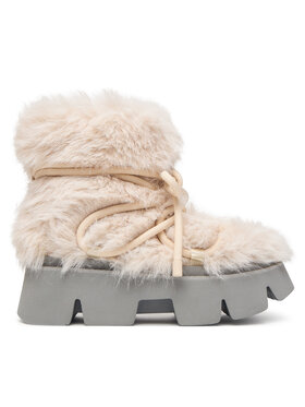 United Nude Śniegowce United Nude Stomper Fur Boot 11048828120 Kremowy