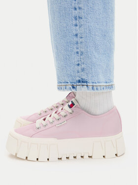 Tommy Jeans Sportcipők Tommy Jeans Tj Platform Sneaker EN0EN03098 Világos rózsaszín