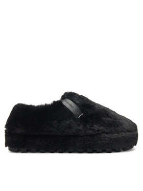 Calvin Klein Jeans Pantofole Calvin Klein Jeans Home Anke Slipper Wn Fur YW0YW01596 Nero