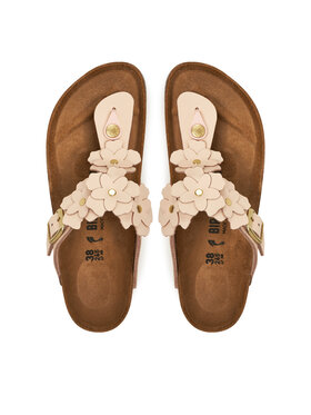 Birkenstock Chancletas Birkenstock Gizeh Flowers 1029304 Rosa