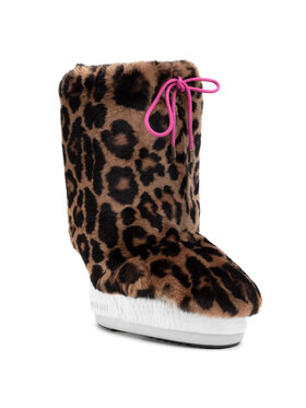 Moon Boot Kožešinový návlek na obuv Moon Boot Cover Rex Rabbit 140C0V04001 Hnědá