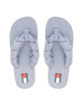 Tommy Jeans Chancletas Tommy Jeans Braided Thong Beach Sandal EN0EN02877 Celeste