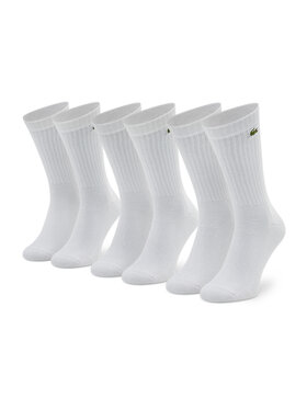 Lacoste Șosete lungi Lacoste RA4182 Alb