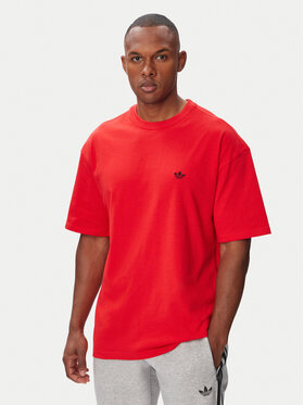 adidas adidas Футболка Trefoil Essentials HZ1003 Червоний Loose Fit