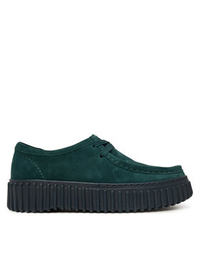 Clarks Poltopánky Clarks Torhill Bee 26327769 Zelená