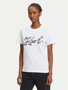 KARL LAGERFELD KARL LAGERFELD Camiseta A3W17018 Blanco Regular Fit