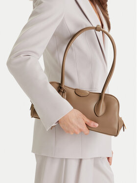 Calvin Klein Ročna torba Calvin Klein Emblem Trio Shoulder Bag LV04F3369G Bež