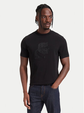 KARL LAGERFELD KARL LAGERFELD Camiseta 755041 564236 Negro Regular Fit