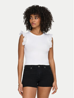 ONLY ONLY Top Mathilda 15308890 Blanco Regular Fit