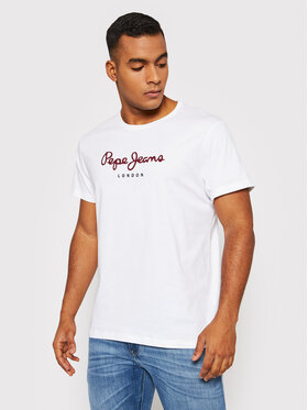 Pepe Jeans Pepe Jeans Футболка Eggo PM508208 Білий Regular Fit