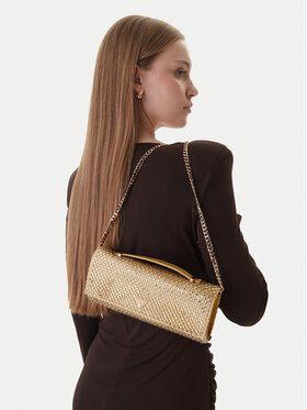 Guess Дамска чанта Guess Tasmin Mini HWRG9 931710 Златист