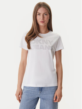 DKNY DKNY Camiseta DJ6T1692 Blanco Regular Fit