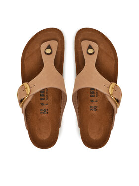 Birkenstock В'єтнамки Birkenstock Gizeh Big Buckle LENB 1024007 Бежевий
