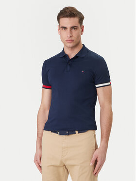 Tommy Hilfiger Tommy Hilfiger Polo MW0MW42743 Azul marino Slim Fit