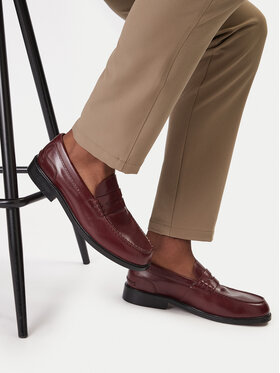 Clarks Мокасини Clarks CraftJames Lo 26183358 Бордовий