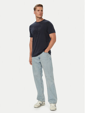 Guess Guess T-shirt M6YI54 K4610 Tamnoplava Regular Fit