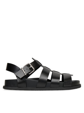 Tommy Jeans Sandály Tommy Jeans Tjw Fisherman Patent Sandal EN0EN02874 Černá