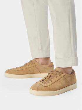 Clarks Снікерcи Clarks Lockford Lace 26186194 Бежевий