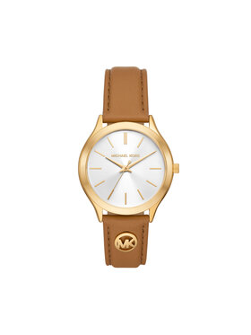 Michael Kors Годинник Michael Kors Slim Runway MK7543 Коричневий