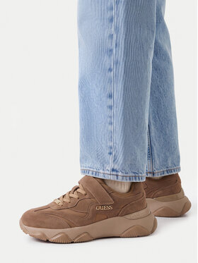 Guess Sneakersy Guess EO-CP40GG24W2026 Beżowy ciemny