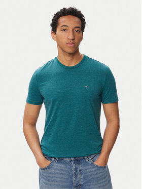 Tommy Jeans Tommy Jeans Camiseta Jaspe Htr Tee Ext DM0DM20363 Turquesa Slim Fit