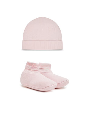 BOSS Set čiapka a ponožky Boss J98421 Ružová