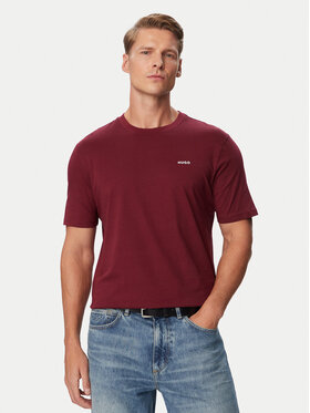 HUGO HUGO T-shirt Dero222  50466158 Tamnocrvena Regular Fit