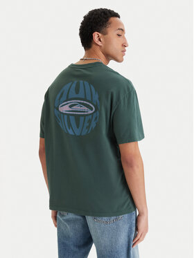 Quiksilver Quiksilver Camiseta Quikglobe EQYZT08295 Verde Comfort Fit