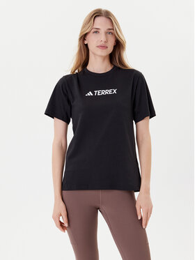 adidas adidas Футболка Terrex Classic Logo JF9131 Чорний Regular Fit