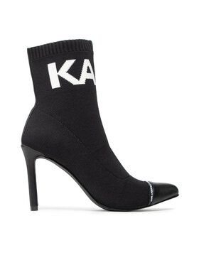 KARL LAGERFELD Īsie zābaki KARL LAGERFELD KL31361A Melns