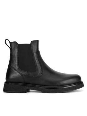 Badura Kotníková obuv s elastickým prvkem Badura CALEB-02 MI08 Černá