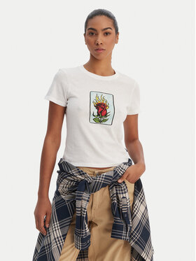 RVCA RVCA Camiseta 23B353502 Blanco Regular Fit