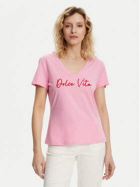 Morgan Morgan T-Shirt 251-DOLCE Ροζ Regular Fit