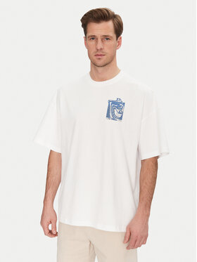 Resteröds Resteröds T-Shirt Dev 20251 2055 Λευκό Regular Fit