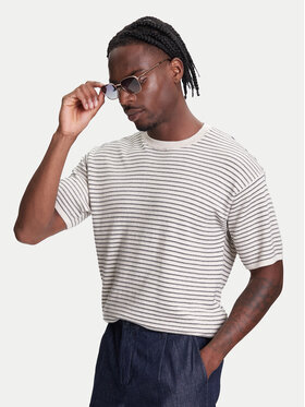 United Colors Of Benetton United Colors Of Benetton Футболка 1195K109V Бежевий Relaxed Fit