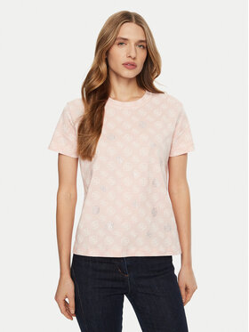 Guess Guess Футболка V4YI04 I3Z14 Рожевий Regular Fit