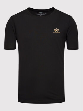 Alpha Industries Alpha Industries Marškinėliai Backprint 128507CP Juoda Regular Fit