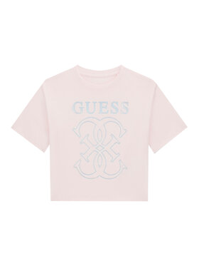 Guess Guess Футболка J6RI22 K8HM4 Рожевий Regular Fit