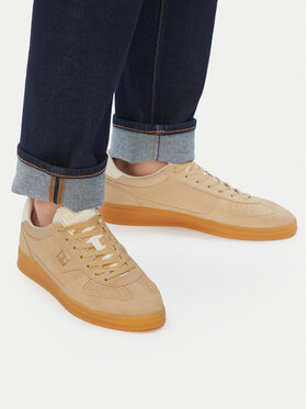 Tommy Jeans Sneakersy Tommy Jeans The Greenwich Edge Suede EM0EM01732 Svetlo béžová