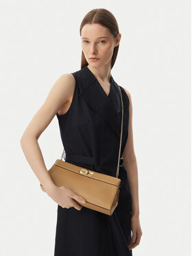 Tommy Hilfiger Handtasche Tommy Hilfiger Th Modern Clutch AW0AW18727 Hellbraun