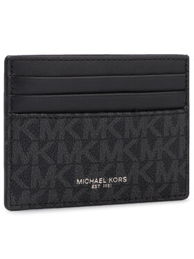 MICHAEL Michael Kors Kredītkaršu turētājs MICHAEL Michael Kors Greyson 39F9LGYD2B Melns
