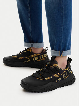 Versace Jeans Couture Снікерcи Versace Jeans Couture 80YA3SN2 Чорний
