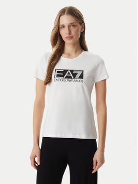EA7 Emporio Armani EA7 Emporio Armani Футболка 7W001093 AF10373 U0002 Білий Regular Fit