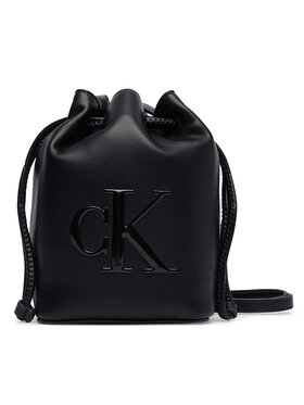 Calvin Klein Táska Calvin Klein Bold Ck Mini Bucket Crossbody LV04F3870G Fekete