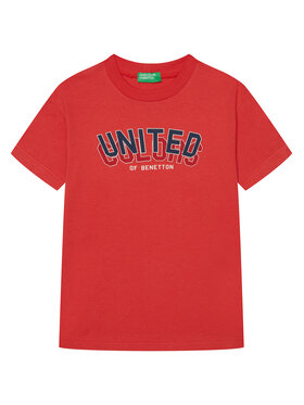 United Colors Of Benetton United Colors Of Benetton T-Shirt 3I1XC10N3 Κόκκινο Regular Fit